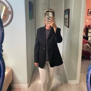 Women’s blazer suit jacket black size 8
